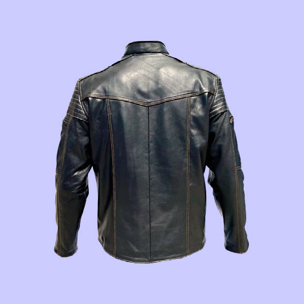 Chamarra de Piel para Caballero Kassandra Select - Modelo Troya - Héctor