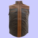 Chaleco de Piel Jonny para Caballero - Ciclón