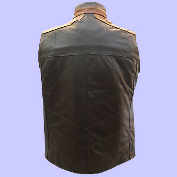 Chaleco de Piel Jonny para Caballero - Ciclón