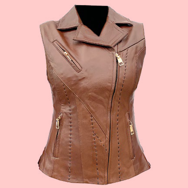 Chaleco de Piel Yadhira Para Dama - Gema