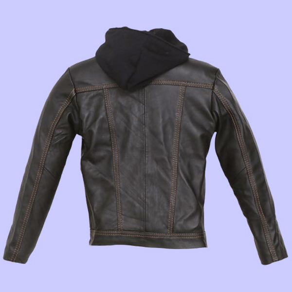 Chamarra de Piel Abel para Niño - Lince