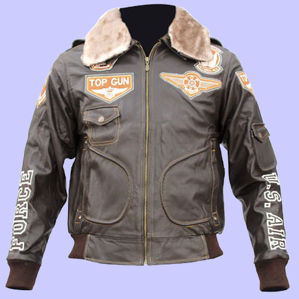 Chamarra de Piel Aviador para Caballero - Aero