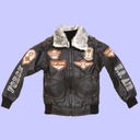 Chamarra de Piel Aviador para Niño - Nimbus