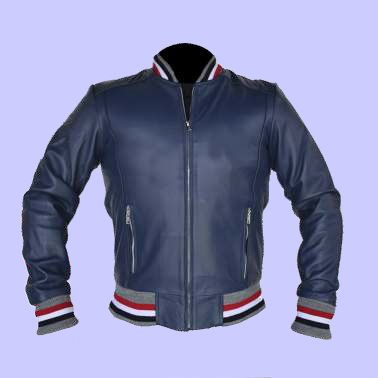 Chamarra de Piel Bayron para Caballero - Bomber