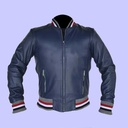 Chamarra de Piel Bayron para Caballero - Bomber