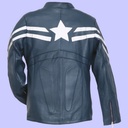 Chamarra de Piel Capitan America para Caballero - Centurión