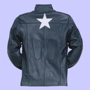 Chamarra de Piel Capitan America para Niño - Hércules