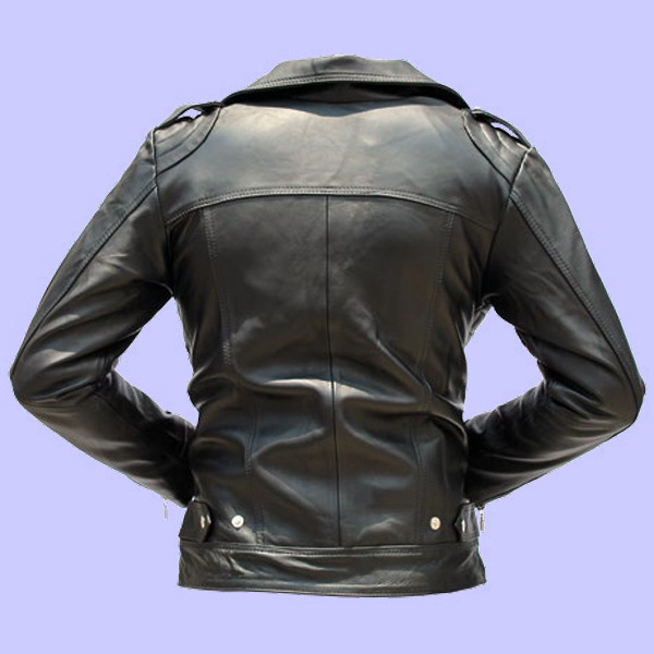 Chamarra de Piel Dilan para Caballero - Carbón