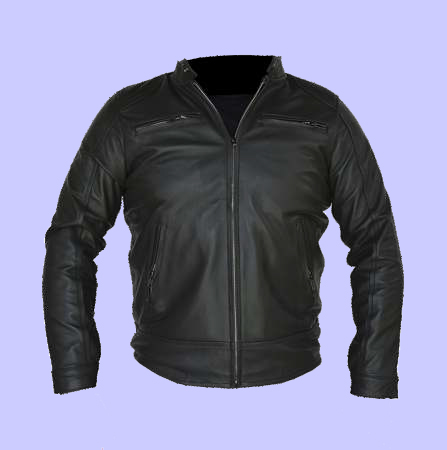 Chamarra de Piel Edgar para Caballero - Olivino