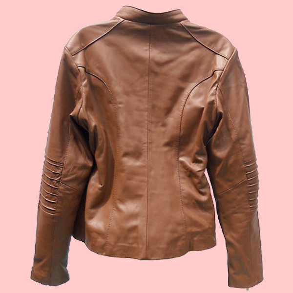 Chamarra de Piel Irazu Para Dama - Citrino