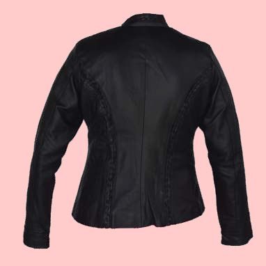 Chamarra de Piel Karla Para Dama - Amatista