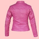 Chamarra de Piel Lia Para Dama - Topacio