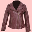 Chamarra de Piel Mara Para Dama - Azur