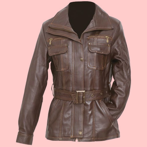 Chamarra de Piel Miriam Para Dama - Sahara