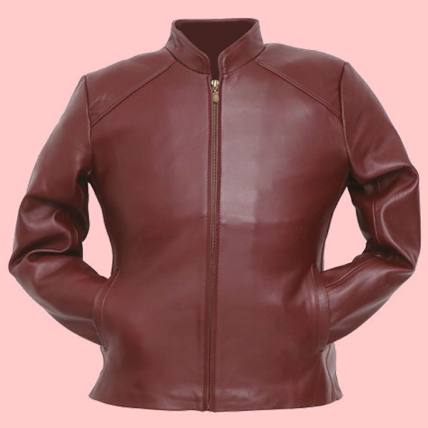 Chamarra de Piel Nena Para Dama - Turquesa