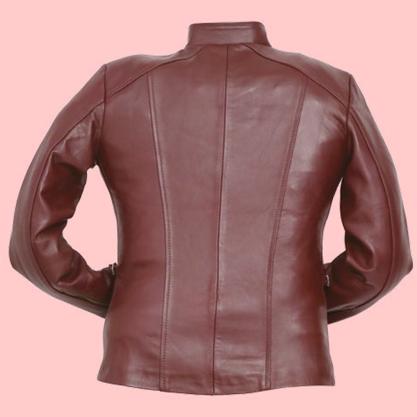 Chamarra de Piel Nena Para Dama - Turquesa