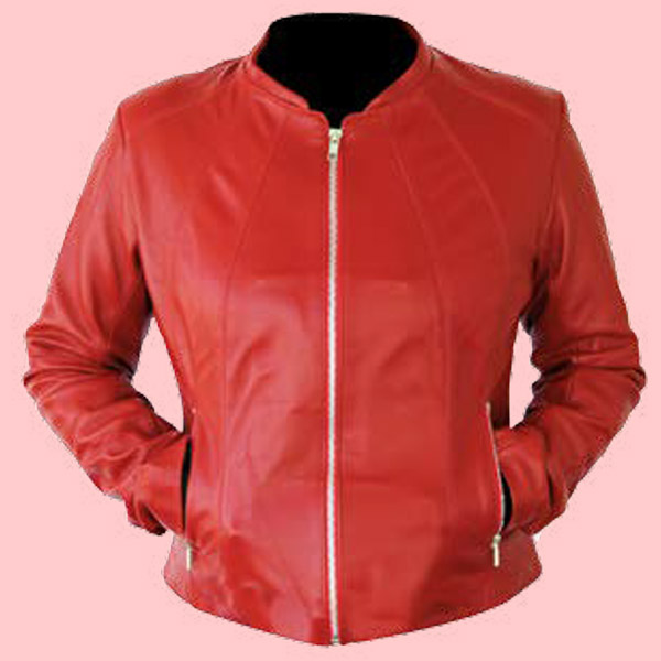 Chamarra de Piel Nicole Para Dama - Zafiro