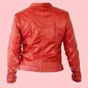 Chamarra de Piel Nicole Para Dama - Zafiro