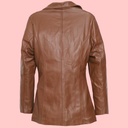 Chamarra de Piel Valentina Para Dama - Burdeos