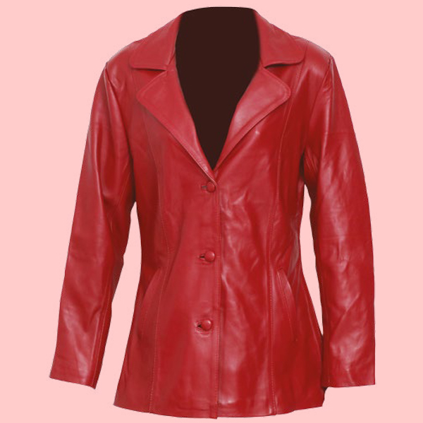 Chamarra de Piel Valentina Para Dama - Burdeos