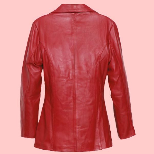 Chamarra de Piel Valentina Para Dama - Burdeos