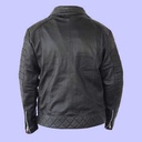 Chamarra de Piel para Caballero Kassandra Select - Modelo Biker Clásica - ROGER