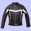 Chamarra de Piel Reflejante para Caballero - Noctua