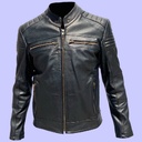 Chamarra de Piel Ramses para Caballero - Luxor