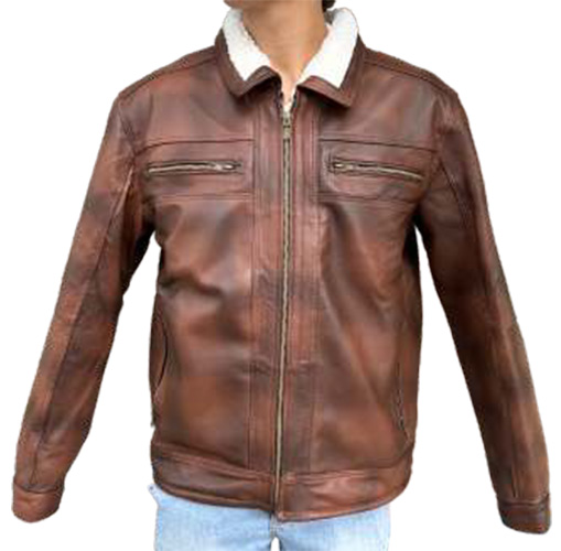 Chamarra de Piel Milan para Caballero - Atlas