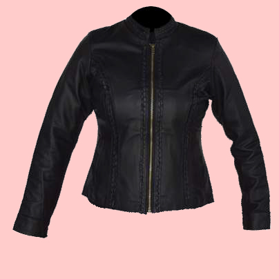 Chamarra de Piel Karla Para Dama - Amatista