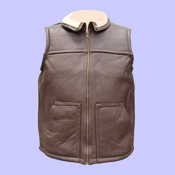 Chaleco de Piel Tonis para Caballero - Boreal