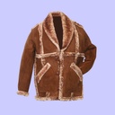 Chamarra de Piel Alaska Natural para Caballero - Glaciar