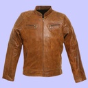 Chamarra de Piel Emmanuel para Caballero - Tiber