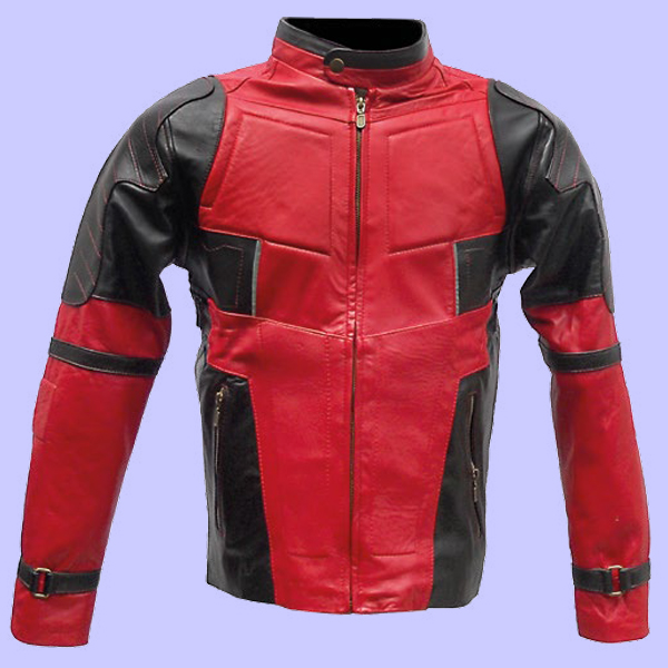 Chamarra de Piel Deadpool para Caballero - Cratos