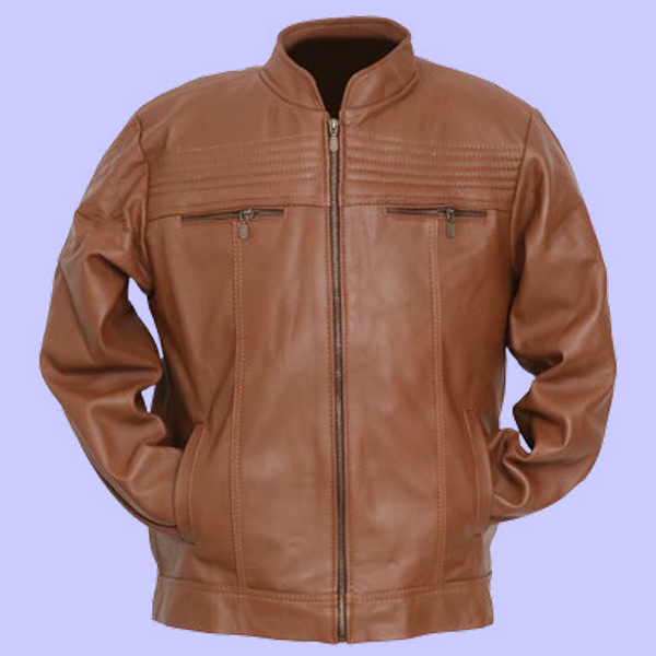 Chamarra de Piel Robert para Caballero - Hierro