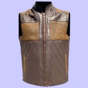 Chaleco de Piel Bruno para Caballero - Nómade