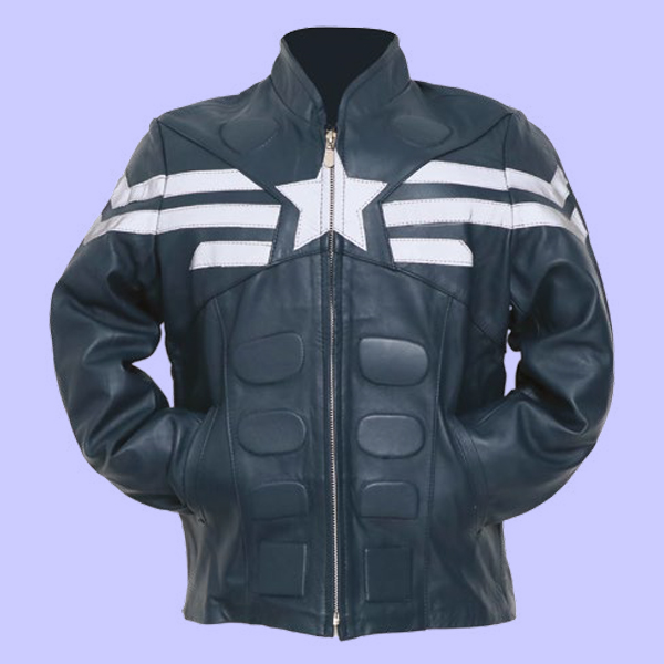 Chamarra de Piel Capitan America para Niño - Hércules