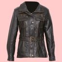 Chamarra de Piel Miriam Para Dama - Sahara