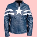 Chamarra de Piel Capitan America Para Dama - Stella